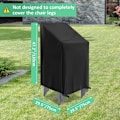 Miniatyrbillede 3 af 5: IC 2-delt cover, vandtæt 210D Oxford stof havemøbler