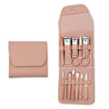 Miniatyrbild 1 av 5: Manikyrset Nagelklippare Set 12 i 1 För tånagel fingernagel Rose gold