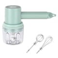 Miniatyrbillede 1 af 5: IC Trådløs Elektrisk Håndmixer, 3-Hastigheds USB Opladbar Blender til Baby, Bærbar Elvisp Ledningsfri - Grøn