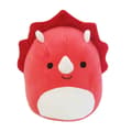 IC 20-25cm Squishmallow Pude Plyslegetøj RØD TRICERATOPS RØD -1