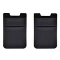 IC 2-pack Universal Mobil plånbok/korthållare - Självhäftande svart