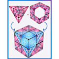 Pikkukuva 4 / 5: Magneettinen 3D-kääntöpalapelin Rubikin kuutio