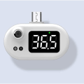 Pikkukuva 2 / 5: IC Kannettava USB-puhelinlämpömittari Infrapunalämpömittari LED-digitaalinäytöllä ja korkean lämpötilan muistutuksella - Android