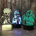 Miniatyrbillede 3 af 5: IC 3D-natlampe Naruto Team Uzumaki Naruto LED-natlampe