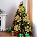Miniatyrbillede 4 af 5: IC O-Kinee Snefnug Julepynt, 24 Styk