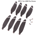 Miniatyrbillede 1 af 5: IC Propellerblade til L900Pro Drone Maple Leaf L900p Sort