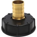 Miniatyrbilde 1 av 3: IC Hurtigkoblingssnippel for 1000 L tank, multitanker, messing slangtilkobling, IBC-tankadapter (32 mm) 3.2m