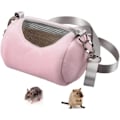 Miniatyrbillede 1 af 5: IC Hamstertaske Bærbar Cylinder Åndbar Udendørs Taske, Rosa