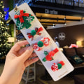 Pikkukuva 1 / 5: Jouluiset hiusneulat Xmas hiuspinnit Festivaali hiuslisävarusteet 4#