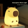 Miniatyrbilde 2 av 5: Capybara Silikon Nattlampe Sov Nattlampe For Romdekorasjon