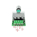 Miniatyrbild 2 av 5: IC 12v 24v 10a Pwm DC Motorhastig Regulator Dimmerkontrollbrytare