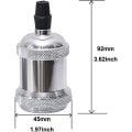Miniatyrbilde 2 av 3: E28 Lampesokkel.lampesokkel.keramisk Adapter Lampholder For å dekorere