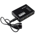 Miniatyrbillede 2 af 3: IC HDMI-Switch med 5 indgange, 1 udgang Sort