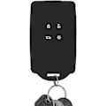Miniatyrbillede 3 af 5: Sort - Bilnøgletilbehør Kompatibel med Renault Smart Key 4 Knapper IC