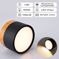 Pikkukuva 3 / 5: IC Takspot LED 12W IP65 Alastimen 3000K 1080LM Spot
