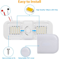 Miniatyrbilde 5 av 5: IC 12V LED Caravan interiørbelysning, dimbar bobil tak LED-lamper med On/Off Dome Light 3 farger med rattbryter for RV Camper