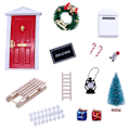 Miniatyrbillede 4 af 4: IC 12st/ set 1:12 Dukkehus Miniature Atrium Juldekoration A
