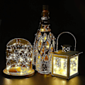 Miniatyrbillede 3 af 5: 12 stk. flaskelamper, korklamper til vinflasker, 2m 20 LED-lys af høj kvalitet