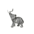 Pikkukuva 1 / 4: IC Resin Doodle Elephant Sculpture Pöytäkoristeet