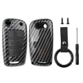 Miniatyrbillede 3 af 5: Cover med 3 knapper til Audi A1 A3 A6 Q5 Tt Case IC