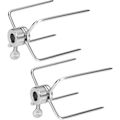 Miniatyrbillede 1 af 4: IC Kødtang (2 stk.) | Kødtang, Kødtang til Rotisserie, Dobbelt Kødtang | Kødtang til kylling, shishkebab og andet