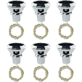 Miniatyrbild 1 av 5: 6-pack solvinflaskelampor, Toifucos 2M 20 LED-lampor Solsträng Fairy Lights utomhus vattentät sol Diamond Cork Lights