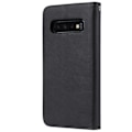 Miniatyrbillede 3 af 5: IC Samsung Galaxy S10 - Pungetui/Magnet Skal - Sort Sort Sort