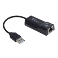 Miniatyrbillede 5 af 5: USB Ethernet Adapter USB 2.0 Netværkskort til RJ45 Lan 100Mbps