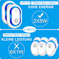 Pikkukuva 2 / 5: IC 2 kpl ultraäänihyönteisten ja jyrsijöiden karkotin, elektroninen hiirikarkotin