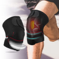 Pikkukuva 3 / 5: IC 1 ST Knä Artrit Stöd Brace Guard Stabilisator Rem Wrap Ad Höger