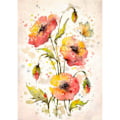 Miniatyrbild 1 av 5: IC 5D DIY Måla efter siffror Kit Vackra blommor Kristallstrass för vuxna Broderikonst Korsstygn How Tos Väggdekor Sovrum Vardagsrum 30 x 40c