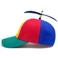 Miniatyrbild 2 av 5: Color Blocked Sun Protection Cap with Propeller - Green Visor
