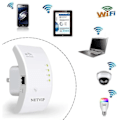 Miniatyrbild 3 av 5: IC Wifi-förlängare Räckviddsförstärkare 300 Mbps Wifi-förstärkare täcker upp till 200m, Wifi-förlängare Booster Access Point Port, ökar Wifi-täckningen