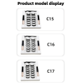 Miniatyrbild 2 av 5: Magnetiska ögonfransar Eyeliner Kit 7 par lösögonfransar flytande eyeliner