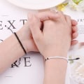 Pikkukuva 3 / 5: IC Best Friend -rannekepari, 2 kpl, Yin Yang -tyyliset, sopivat pariskunnille, rakastajille, BFF-ystävyysrannekkeet, korut (Yin Yang -tyyli 3)