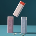 Miniatyrbild 5 av 5: IC Läkemedelslåda Bärbar dispenserlåda Förseglad dispenser Rosa