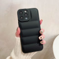 Miniatyrbild 1 av 5: IC iPhone 14 Pro Max Skal - Termisk design - Mjuk reptålig TPU, Trådlös laddning, Fullständigt skydd för telefon och kamera, Svart