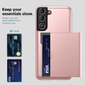 Pikkukuva 5 / 5: IC Samsung Galaxy S22 Plus -kuori hybridillä ja korttipaikalla, tummansininen