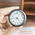 Miniatyrbild 4 av 5: IC Väggklocka i Miniatyr Heminredningstillbehör för Scenfotografering A1