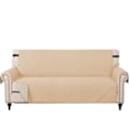 Miniatyrbillede 1 af 4: IC Vandtæt, skridsikker og smudsafvisende komfortabelt sofaovertræk i ét stykke Maskinvaskbart sofaovertræk Khaki Hylster til enkel sofa