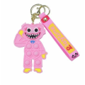 Miniatyrbillede 1 af 3: Poppy Playtime Huggy Wuggy Nøglering (rosa) IC