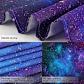Miniatyrbild 4 av 5: IC Galaxy Gobeläng Blå Stjärnhimmel Gobeläng Kosmisk Gobeläng Mystisk Nebula Stjärn Gobeläng Vägg Hängande Gobeläng Heminredning【40 X60 tum】