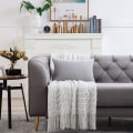Miniatyrbilde 2 av 5: IC Lys grå ländrygg putevar 12x20 tommer Sett med 2 solid rustik gårdsputevar tilfelle for hjem sofa sofa dekorasjon