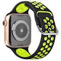Miniatyrbilde 2 av 2: IC Mykt tofarget silikonerstatningsarmbånd (Fitbit Versa 2 Band-kompatibelt) (1) (Erstatningsband, smart-casual) (Finnes i 18 farger)