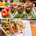 Miniatyrbillede 3 af 5: IC Tacoholder Stativ Rustfrit Stål 4 Lommer Taco Rack Bølgeform