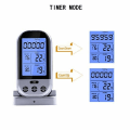 Miniatyrbillede 2 af 4: IC Trådløs Digital Kødstegetermometer Køkken Timer med to sonder