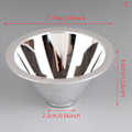 Miniatyrbild 1 av 5: IC LED-reflektor i aluminium utan monteringsplatta Reflekterande Cu C