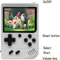 Miniatyrbild 2 av 5: Inbyggd 500 klassiska spel retro videospelskonsol barnpresenter för par, vuxna, barn, pojkar vit