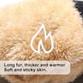 Pikkukuva 3 / 5: IC Dam Vinter Touchscreen Magiska handskar Dam Tjocka Varma Beige