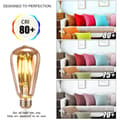Miniatyrbilde 3 av 5: IC E27 Vintage Edison Glødepære, E27 ST64 4W LED Edison B